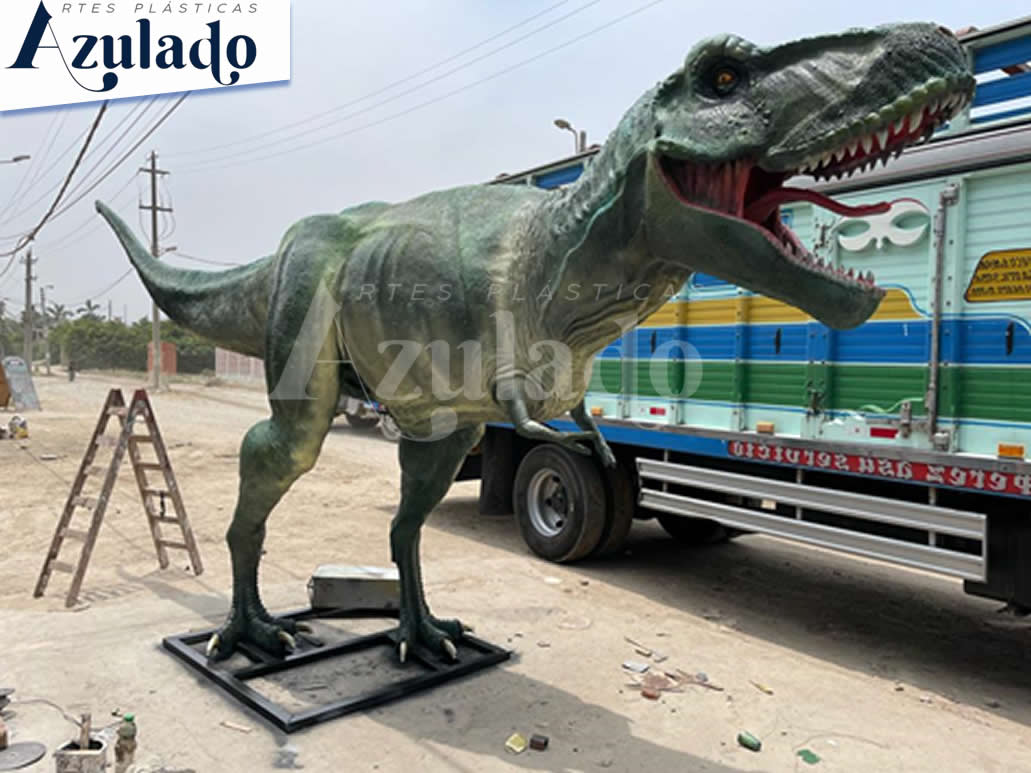figuras de animales en fibra de vidrio